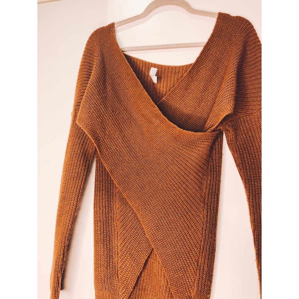 wrap sweater